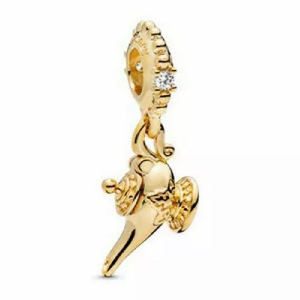 New Disney Aladdin Magic Lamp dangle Charm - Not Pandora